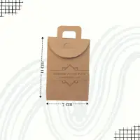 11x7x4 Kraft Çerez Kutusu [10 Adet] - Görsel 1