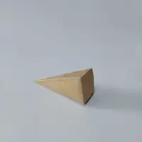 15X4 Kraft Altın Yaldızlı Külah - Görsel 1