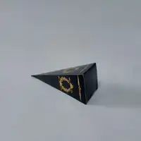 15X4 Siyah Altın Yaldızlı Külah - Görsel 1