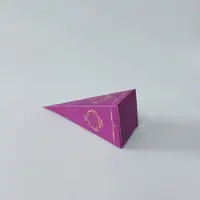 15X4 Mor Altın Yaldızlı Külah - Görsel 1