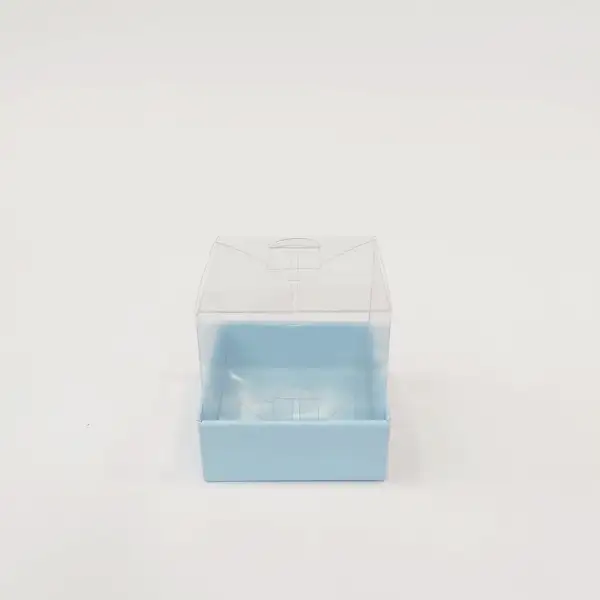 5x5x5 Mavi Altı Kartonlu Asetat Kutu