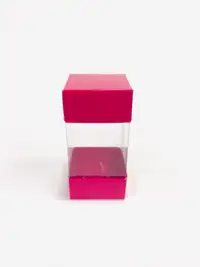 5x5x12 çiftli fuşya kutu - Görsel 1