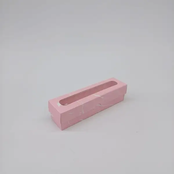5x5x20 Pembe Mermer Desenli Kutu