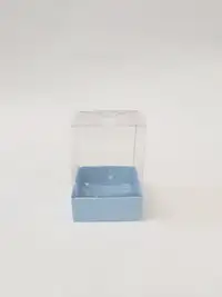 6x6x8 Mavi Altı Kartonlu Asetat Kutu - Görsel 1