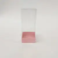 6x6x16 Pembe Altı Kartonlu Asetat Kutu - Görsel 1