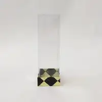 6x6x21 Dama Altı Kartonlu Asetat Kutu - Görsel 1