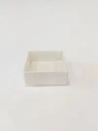 6x6x3 beyaz Altı Kartonlu Asetat Kutu - Görsel 1
