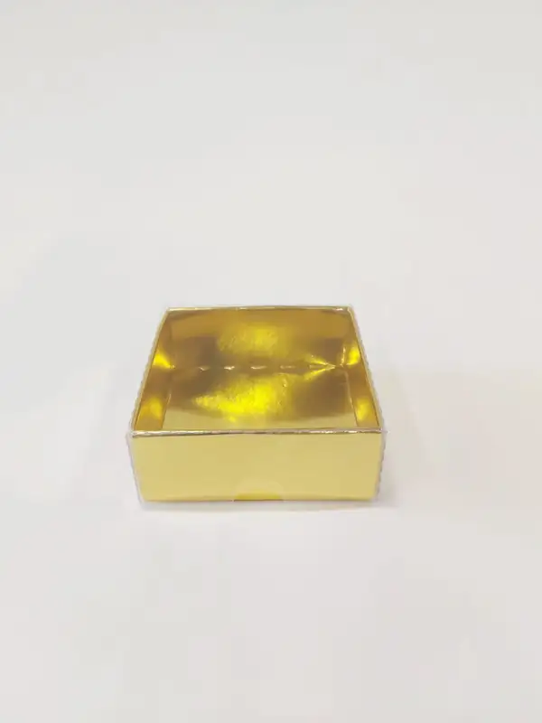 6x6x3 beyaz Altı Kartonlu Asetat Kutu