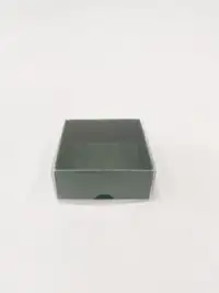 6x6x3 yeşil Altı Kartonlu Asetat Kutu - Görsel 1