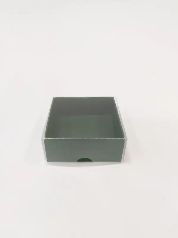 6x6x3 yeşil Altı Kartonlu Asetat Kutu