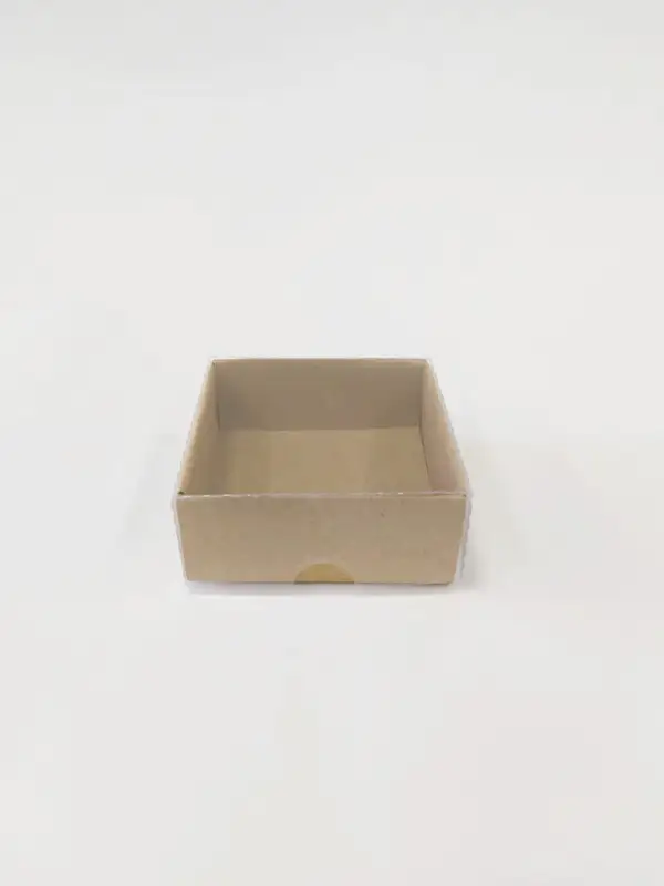 6x6x3 kraft Altı Kartonlu Asetat Kutu