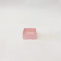 7x7x3 Pembe Altı Kartonlu Asetat Kutu - Görsel 1