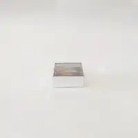 7x7x3 Gümüş Altı Kartonlu Asetat Kutu - Görsel 1