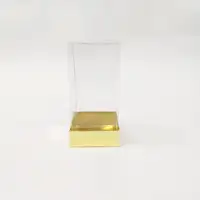 7x7x16 Altın Altı Kartonlu Asetat Kutu - Görsel 1