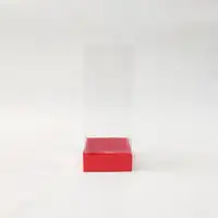 7x7x20 Gümüş Altı Kartonlu Asetat Kutu - Görsel 1