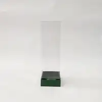 7x7x25 Yeşil Altı Kartonlu Asetat Kutu - Görsel 1