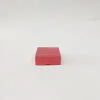 8x8x3 Kırmızı Altı Kartonlu Asetat Kutu - Görsel 1