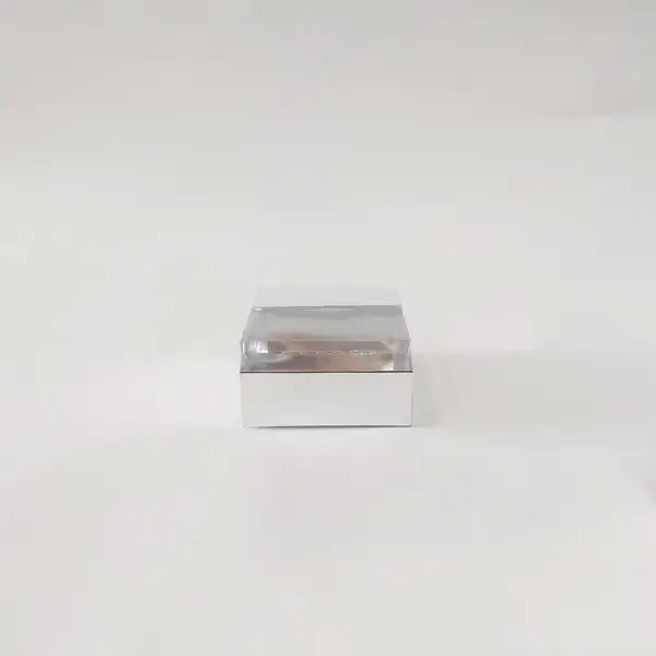 8x8x4 Gümüş Altı Kartonlu Asetat Kutu
