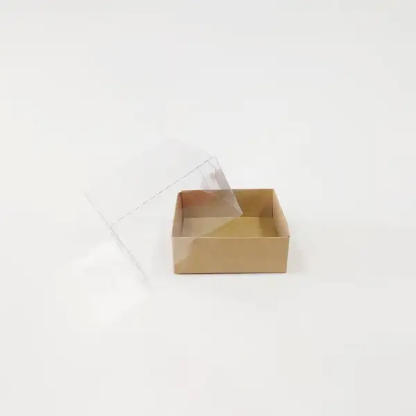 8x8x5 Kraft Altı Kartonlu Asetat Kutu
