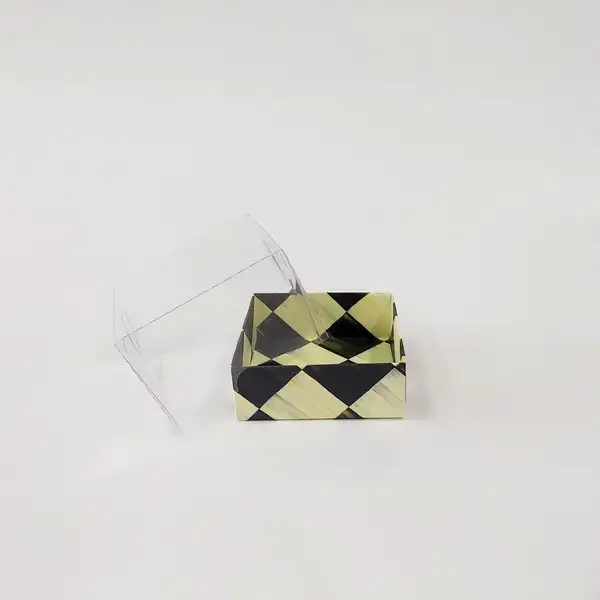 8x8x5 Dama Altı Kartonlu Asetat Kutu