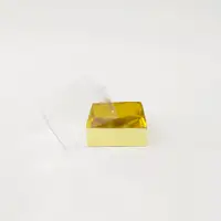 8x8x5 Altın Altı Kartonlu Asetat Kutu - Görsel 1