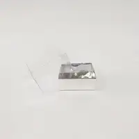 8x8x5 Gümüş Altı Kartonlu Asetat Kutu - Görsel 1