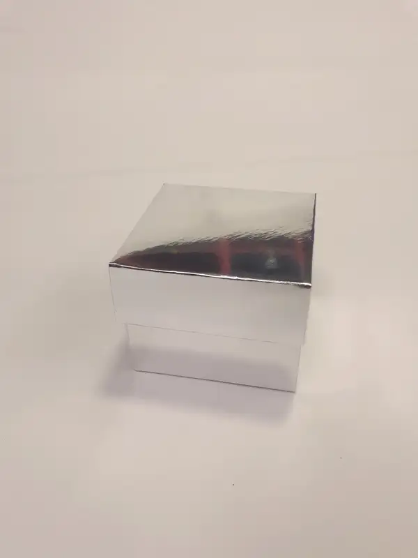 8x8x6 Komple Gümüş Kutu