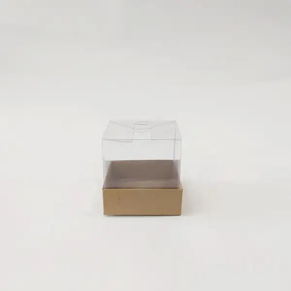 8x8x8 Kraft Altı Kartonlu Asetat Kutu