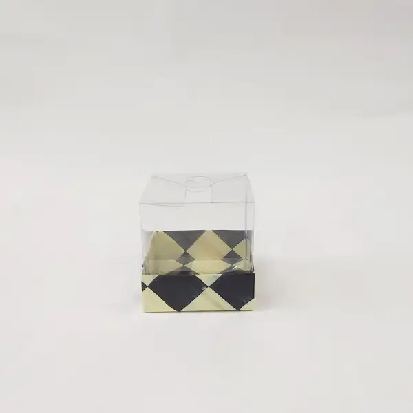 8x8x8 Dama Altı Kartonlu Asetat Kutu