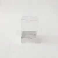 8x8x11 Mermer Desenli Altı Kartonlu Asetat Kutu - Görsel 1