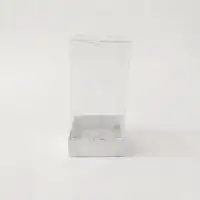8x8x16 Mermer Desenlki Altı Kartonlu Asetat Kutu - Görsel 1