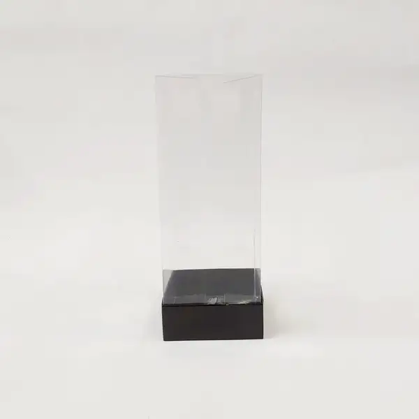 8x8x20 Siyah Altı Kartonlu Asetat Kutu
