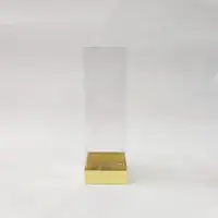 8x8x25 Altn Altı Kartonlu Asetat Kutu - Görsel 1
