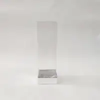 8x8x25 Gümüş Altı Kartonlu Asetat Kutu - Görsel 1