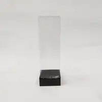 8x8x25 Siyah Altı Kartonlu Asetat Kutu - Görsel 1
