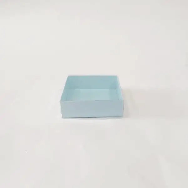 9x9x3 Mavi Altı Kartonlu Asetat Kutu