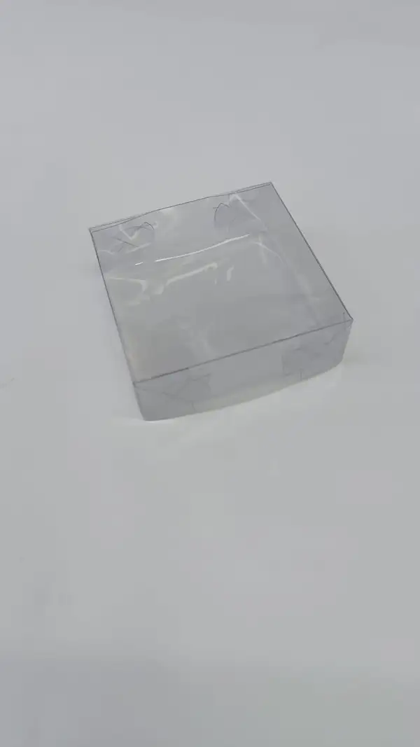 9x9x3 Full Asetat Kutu (Şeffaf PVC)