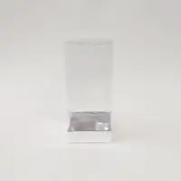 9x9x20 Gümüş Altı Kartonlu Asetat Kutu - Görsel 1