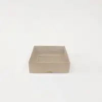 10x10x3 Kraft Altı Kartonlu Asetat Kutu - Görsel 1