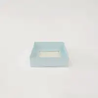 10x10x3 Mavi Altı Kartonlu Asetat Kutu - Görsel 1