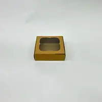 10x10x3 Pencereli  Kraft Kutu - Görsel 1