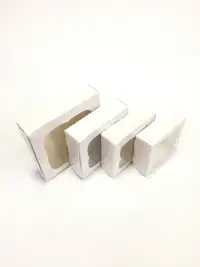 10x10x3 Beyaz Pencereli Kutu - Görsel 2