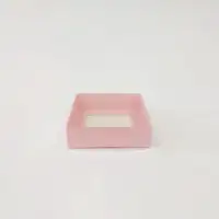 10x10x3 Pembe Altı Kartonlu Asetat Kutu - Görsel 1