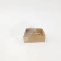 10x10x5 Kraft Altı Kartonlu Asetat Kutu - Görsel 1