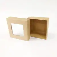 10x10x5 Pencereli Kraft Kutu - Görsel 1