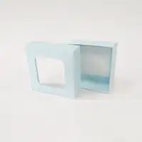 10x10x5 Pencereli Mavi Kutu - Görsel 1