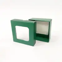 10x10x5 Pencereli Yeşil Kutu - Görsel 1