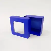 10x10x5 Pencereli Lacivert Kutu - Görsel 1