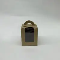 9x9x11 Kraft Pencereli Kutu - Görsel 1
