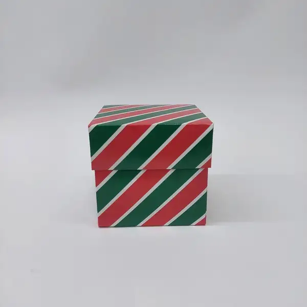 10x10x10 Komple Yılbaşı Desenli Kutu